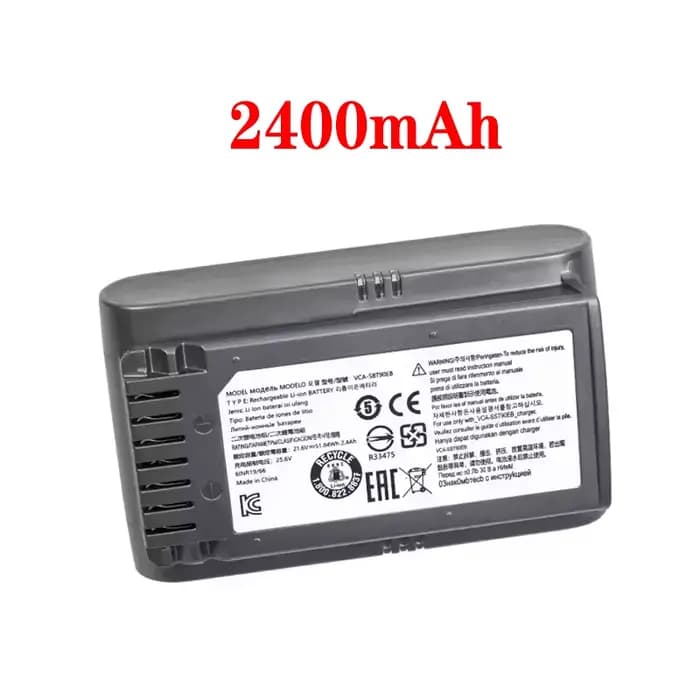 100% batterie de balayeuse originale VCA-SBT90 pour Samsung Vs9000 Jet90 Jet75 Jet90E VCA-SBT90 batt