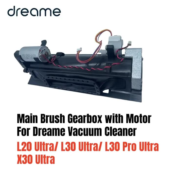 Boîte de vitesses de brosse principale d'origine avec moteur pour aspirateur Dreame X30 Ultra/ L20 U