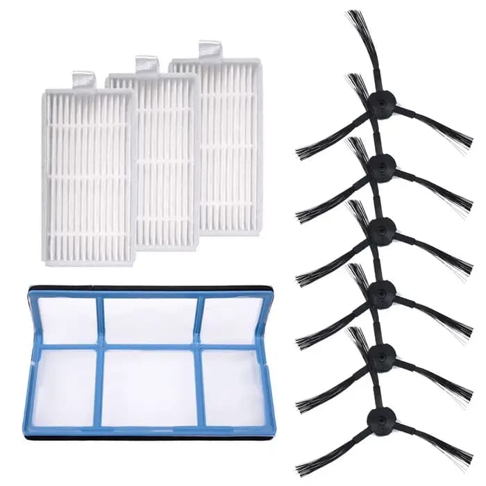 Kits d'aspirateur à brosse latérale avec filtre, pour ILIFE ZACO V3 V3s V5 V5s V5s Pro pour Medion M