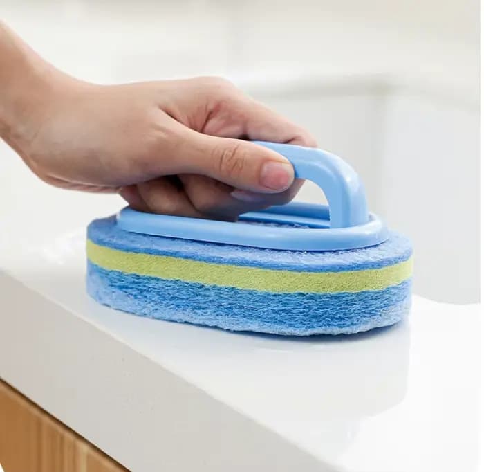 Éponge de nettoyage magique sans fil multi-surfaces pour cuisine, salle de bain, verre, mur, toilett