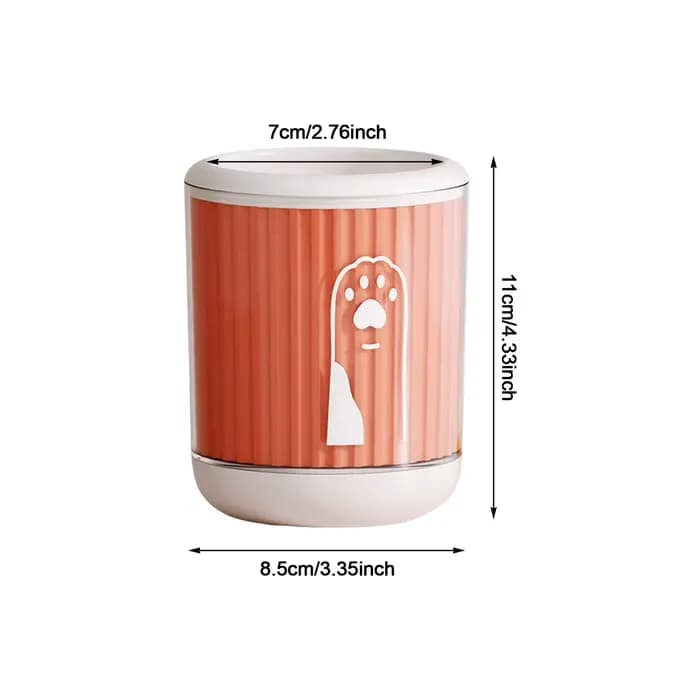 Gobelet nettoyant pour pattes d'animaux – Sans frottement, lavage facile des pattes pour les races p