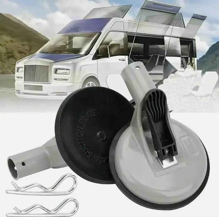 Support d'auvent Thule Omnistor avec ventouse, 2 pièces, pour caravane, camping-car, accessoires de