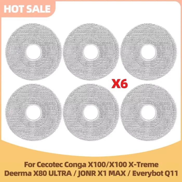 Compatible avec Cecotec Conga X100 / X100 X-Treme, JONR X1 MAX, Everybot Q11, Deerma X80 Ultra, pièc