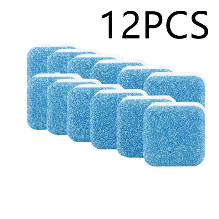 Nettoyant pour Machine à laver, 12 pièces, détergent Effervescent, tablette pour désinfecter et stér