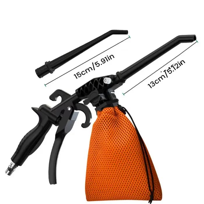Pistolet de nettoyage et souffleur d'air 2-en-1 pour compresseur, outil portable pour dépoussiérer e