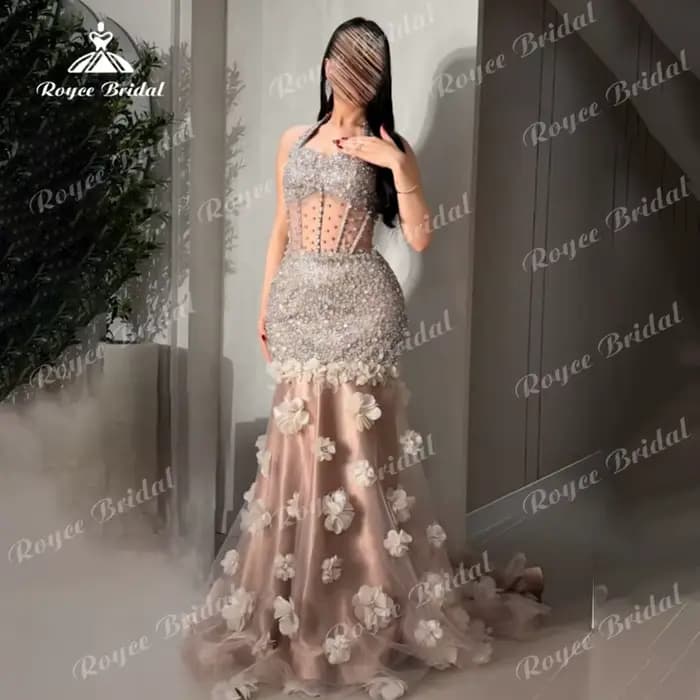 Magnifiques robes de bal sirène 2026 avec corset et fleurs, robe de soirée, robe d'anniversaire, rob