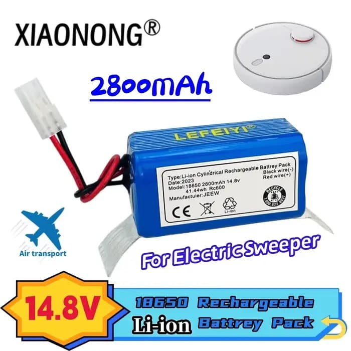 2800mAh RS-RT 900866 Brosse latérale de batterie Li-ion pour aspirateur Robot Rowenta Tefal Explor