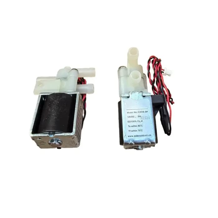 Électrovanne à trois voies à deux positions 12V 3W CNV6-3H pour aspirateur Robot ECOVACS X1, accesso