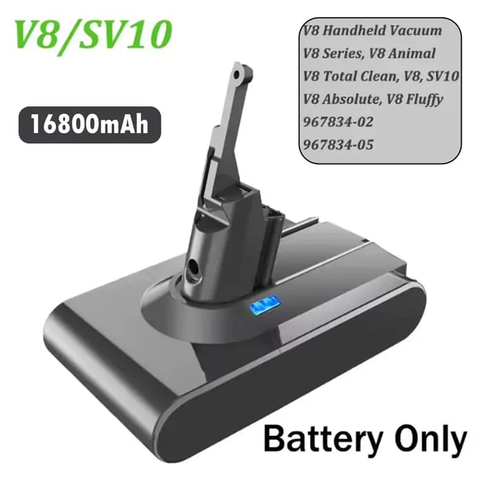 Batterie haute capacité 28000mAh pour aspirateur sans fil Dyson V8 SV10 Absolute
