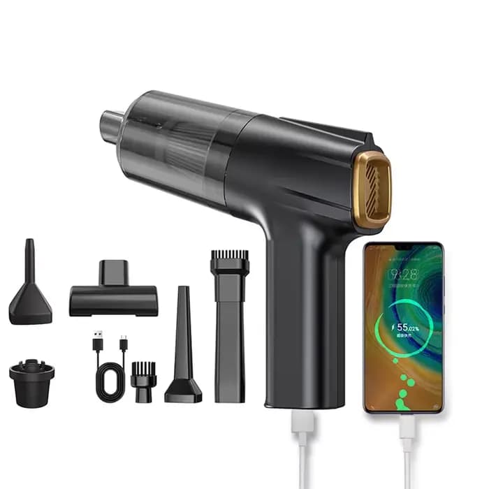 XIAOMI voiture aspirateur sans fil puissant Mini 450000PA aspirateur Portable pour la maison forte a