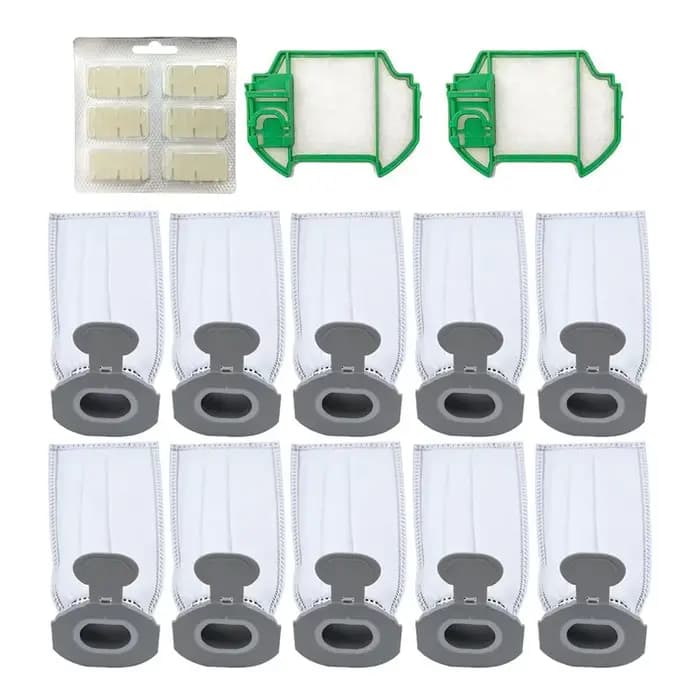 Kobold-aspirateur sans fil VK7 FP7, 10 sacs à poussière, 2 pré-livres, 1 comprimés/bâtons de parfum