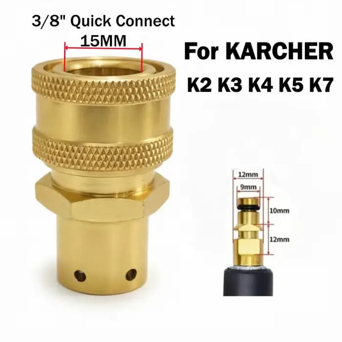 Adaptateur de pistolet de lavage de voiture pour Karcher K2 K3 K4 K5 K6 K7, tuyau de lavage haute pr