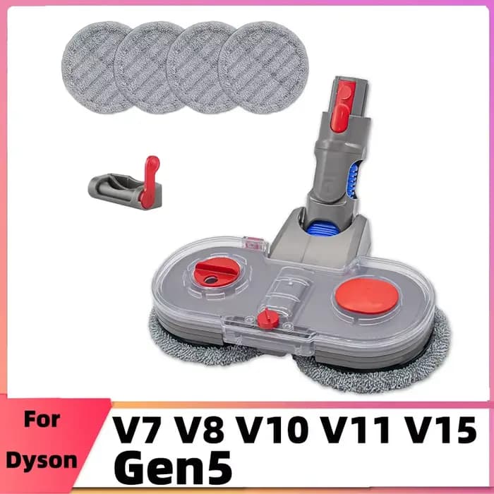 Kit de tête de vadrouille électrique pour aspirateur Dyson V7 V8 V10 V11 V15Gen5, pièce de fixation