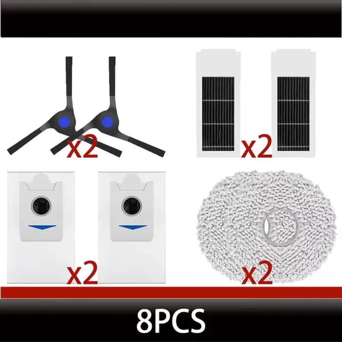 Accessoires et consommables d'origine pour Ecovacs DEEBOT X2 / X2 Pro / X2 OMNI / X2 Pro OMNI (versi