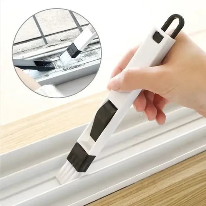 Brosse de nettoyage polyvalente pour carrelage, fournitures pour espace de sol, rainure de fenêtre,