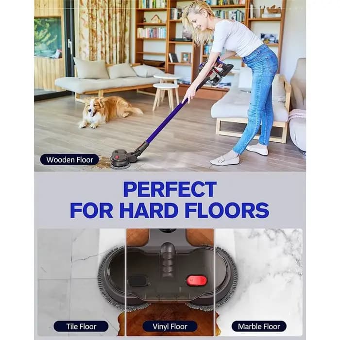 Tête de nettoyage sèche et humide précise pour aspirateur Dyson V15 V8 V7 V10 V11, avec réservoir d'