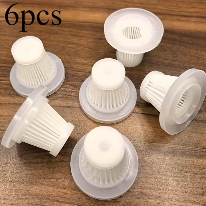 Ensemble de filtres pour aspirateur à main lavable de 6 pièces, adapté aux aspirateurs de voiture sa
