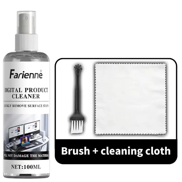Solution de nettoyage d'écran numérique Farienne 100ML, élimine efficacement les traces et les empre