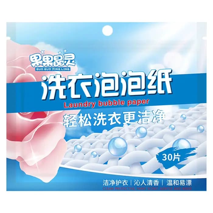 30/60 / 90pcs Luiserie Détergents Sheets Soaps Soaps Paper Lavage Diry Laundry pour les vêtements Wa