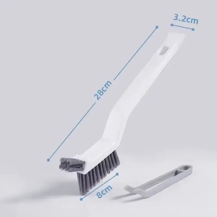 Brosse de nettoyage efficace pour coins et espaces – Brosse de nettoyage polyvalente 2 en 1 pour car