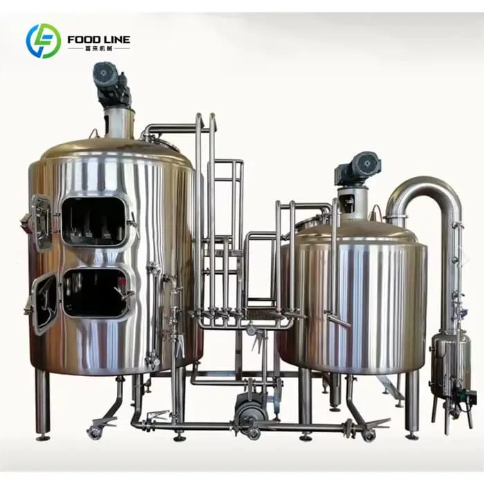 Brasserie artisanale commerciale personnalisée 10BBL à chauffage électrique à vapeur, usine de malte