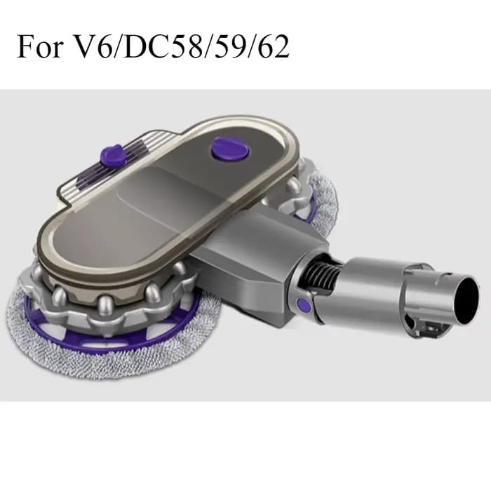 Dyson V6/DC58/DC59/DC62 Accessoire pour vadrouille électrique 2 en 1 - Tête de vadrouille motorisée
