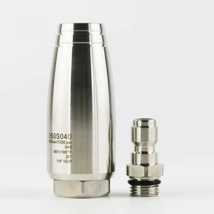 Buse rotative turbo à eau haute pression, 350 bars, 7250psi, allergique rapide, noyau en céramique,
