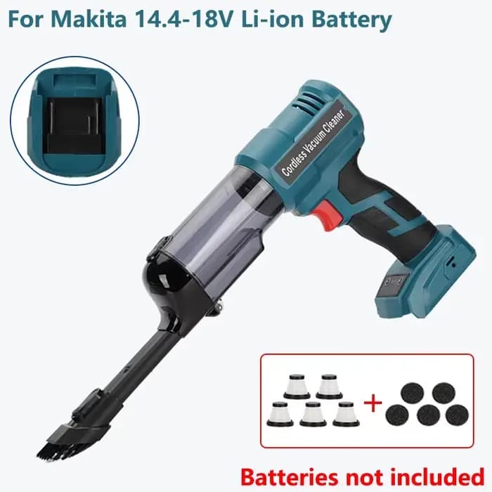 Aspirateur sans fil VC05 avec moteur sans balais pour batterie Li-ion Makita/DeWalt/Milwaukee/Bosch/