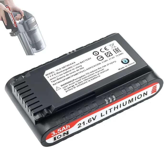 Nastima 21.6V Rechargeable Eddie ion Aspirateur Batterie 3500mAh pour Samsung VCA-SBT90/XAA Pour Jet