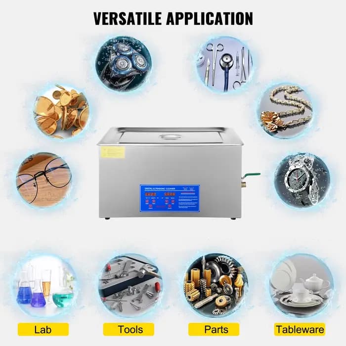 SucceBuy 1.3L 2L 3L 6L 10L 15L 22L 30L nettoyeur à ultrasons lave-vaisselle Machine à laver Portable