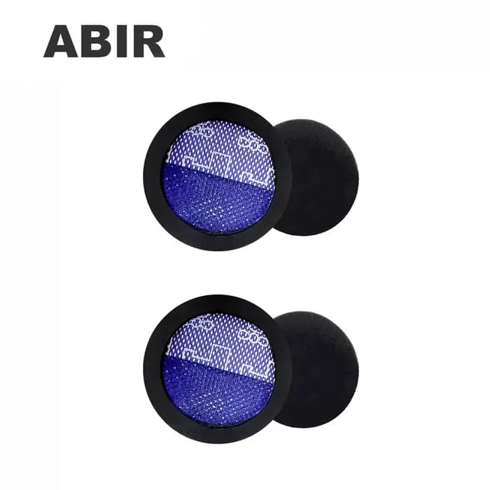 Filtres pour aspirateur sans fil ABIR VC205, comprenant des filtres HEPA 2 pièces, filtre éponge 2 p