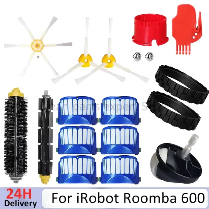 Pièces de rechange pour aspirateur iRobot Roomba série 600, 610, 620, 625, 630, 650, 660, 680, bross