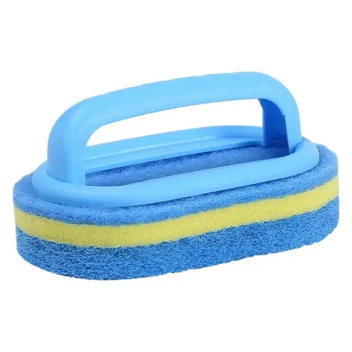Brosse de nettoyage avec poignée, éponge de cuisine, lingette épaisse, pour carrelage de salle de ba