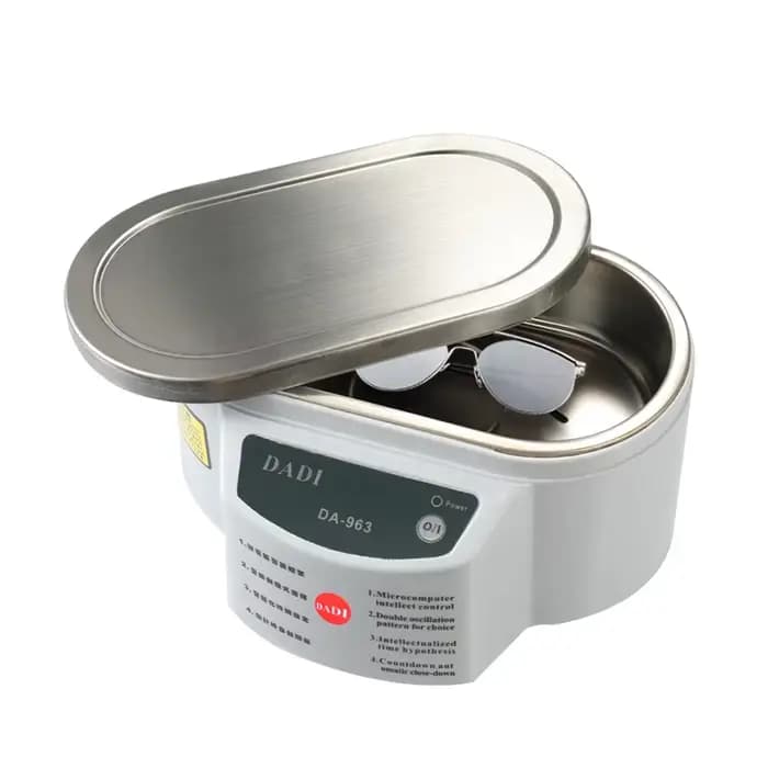 Nettoyeur à ultrasons numérique, bain pour pièces de bijoux, lunettes, manucure, coupe-pierres, raso