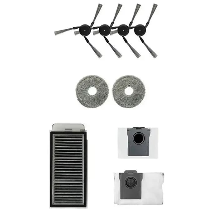 ABKJ-Applicable au robot de balayage Dreame X40, version améliorée, accessoires brosse latérale, fil