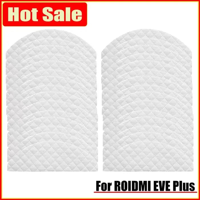 Colthèses de vadrouille jetables pour aspirateur ROIDMI EVE Plus, 30 pièces, lingettes jetables, acc