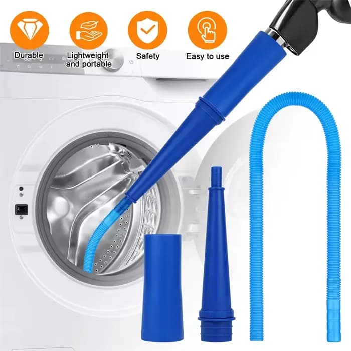 Kit de nettoyage pour évent de sèche-linge, accessoire pour aspirateur, dissolvant de peluches et br