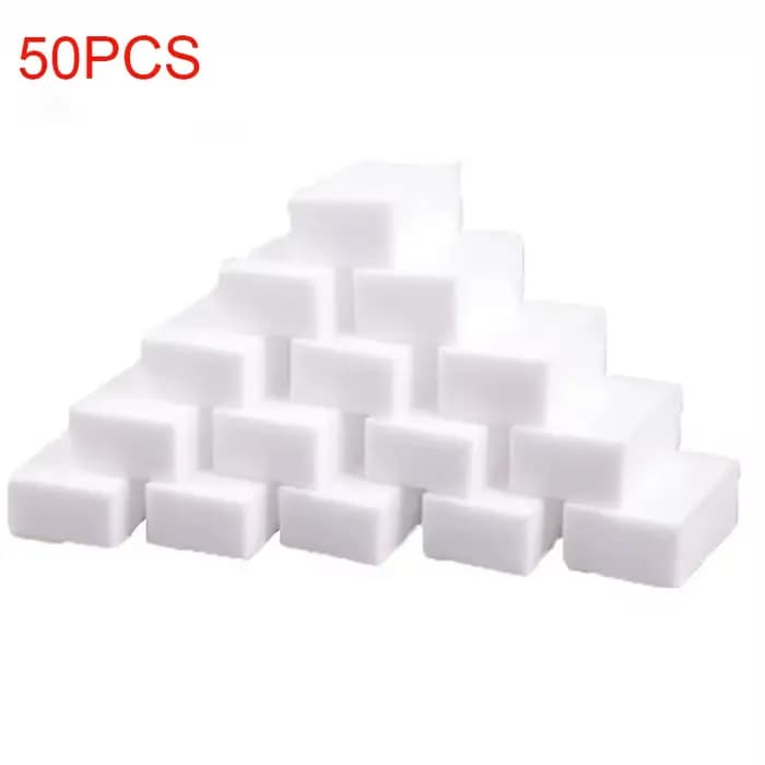 100 pièces/lot éponge mélamine éponge magique gomme pour cuisine plat lavage nettoyant salle de bain