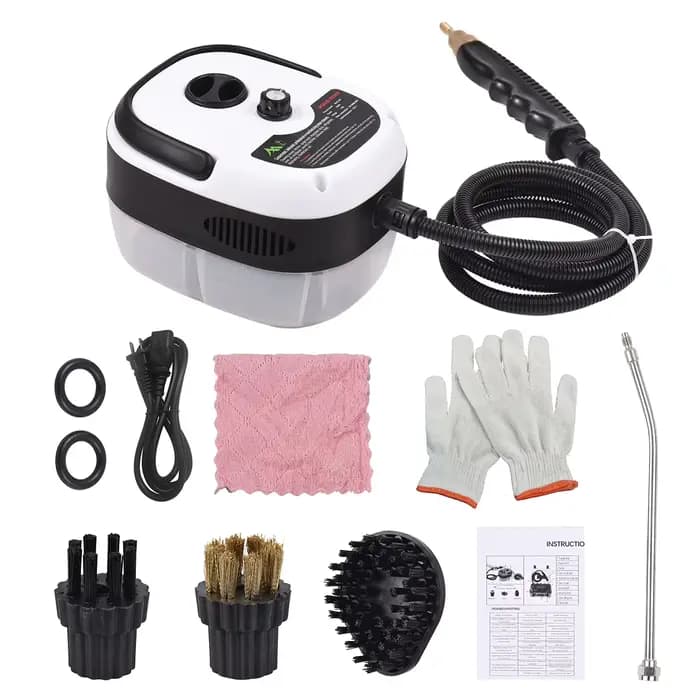 Nettoyeur vapeur haute pression portable 3500W à haute température, réglage 6 vitesses, multifonctio