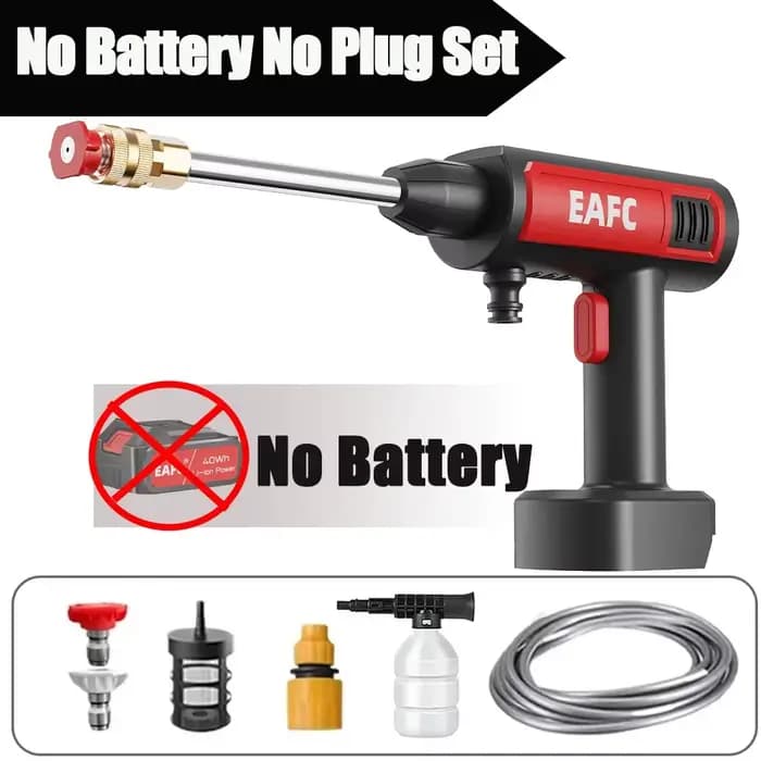 EAFC – nettoyeur haute pression 60 bars, pistolet à eau pour voiture, pompe de nettoyage, générateur