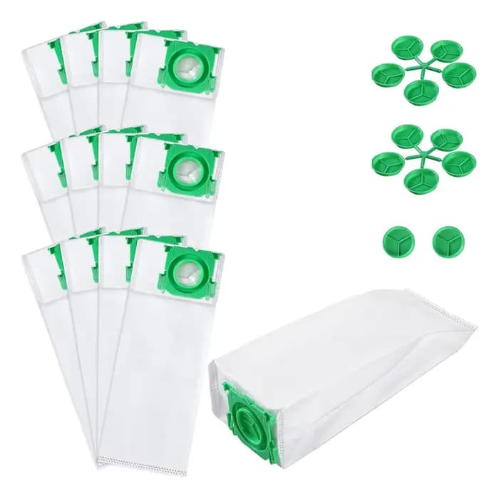 Sacs d'aspirateur compatibles avec Sebo K X/C/370 Sebo X Series Extra Pet XP2 XP3 5093ER, 12 pièces,