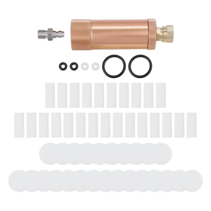 Ensemble filtre à air et séparateur d'huile pour pompe manuelle haute pression 4500psi, connecteur M