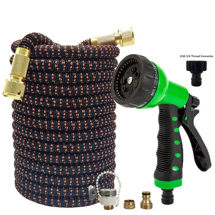 Pistolet de lavage de voiture haute pression 7 fonctions avec tuyau d'extension flexible pour nettoy