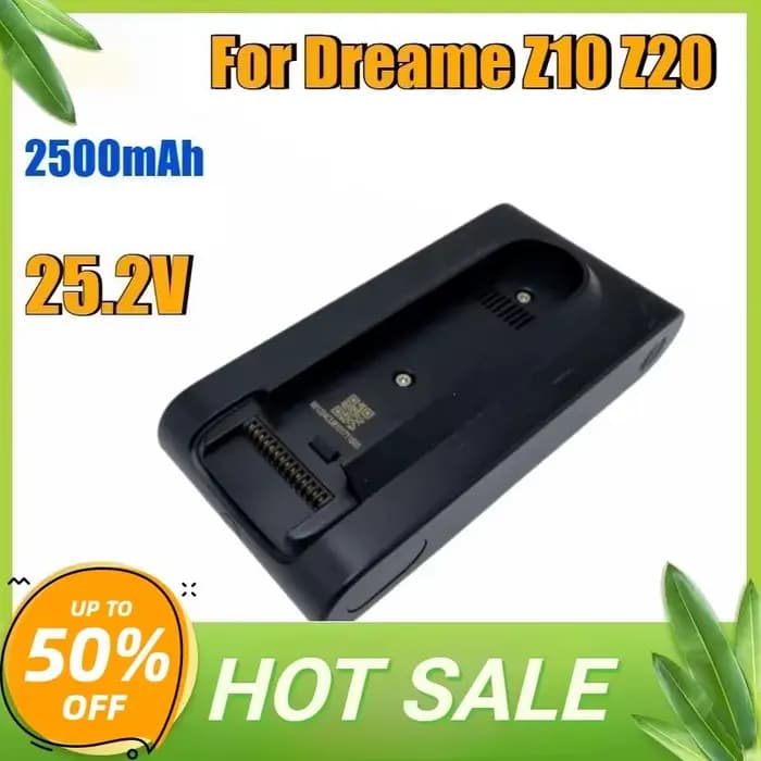 Batterie de rechange rechargeable de haute qualité 25,2 V 2500 mAh/4000 mAh pour aspirateur Dreame Z