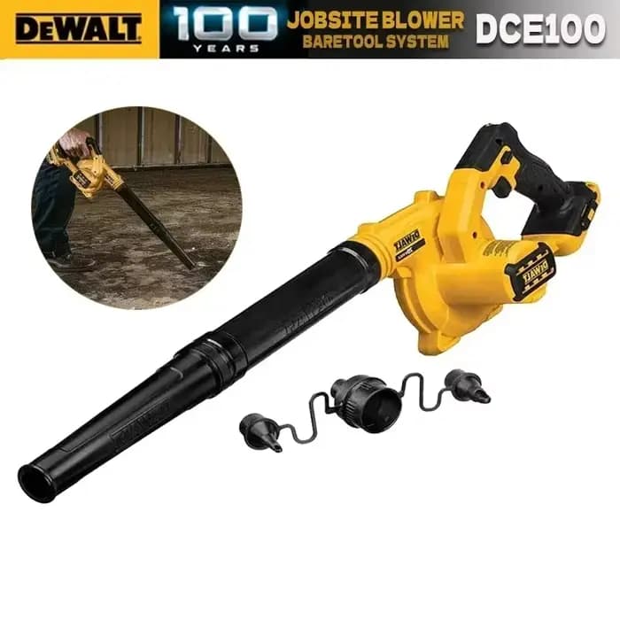 DEobcut-Souffleur de poussière aste sans fil DCE100, aspirateur de chantier compact, souffleur de cu