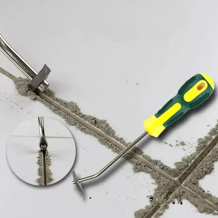 Outil manuel professionnel pour le nettoyage des joints de carrelage en céramique, foret en tungstèn