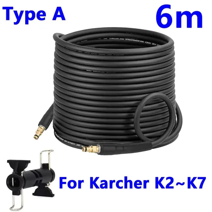 Tuyau de remplacement haute pression 6 ~ 20m, avec connecteur rapide, accessoires, tuyau d'extension