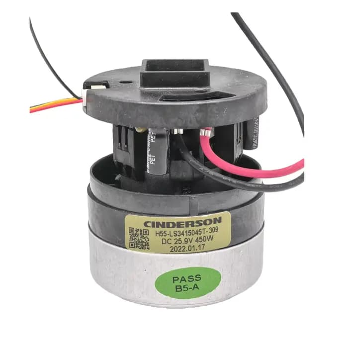 Moteur d'aspirateur sans balais triphasé H55-LS3415045T-309 25,9 V 450 W, turbine sans balais à fort