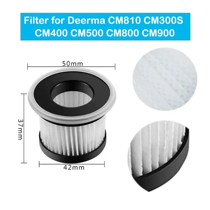 Compatible avec l’aspirateur sans fil Deerma CM810 CM300S CM400 CM500 CM800 CM900 Filtre HEPA de rec