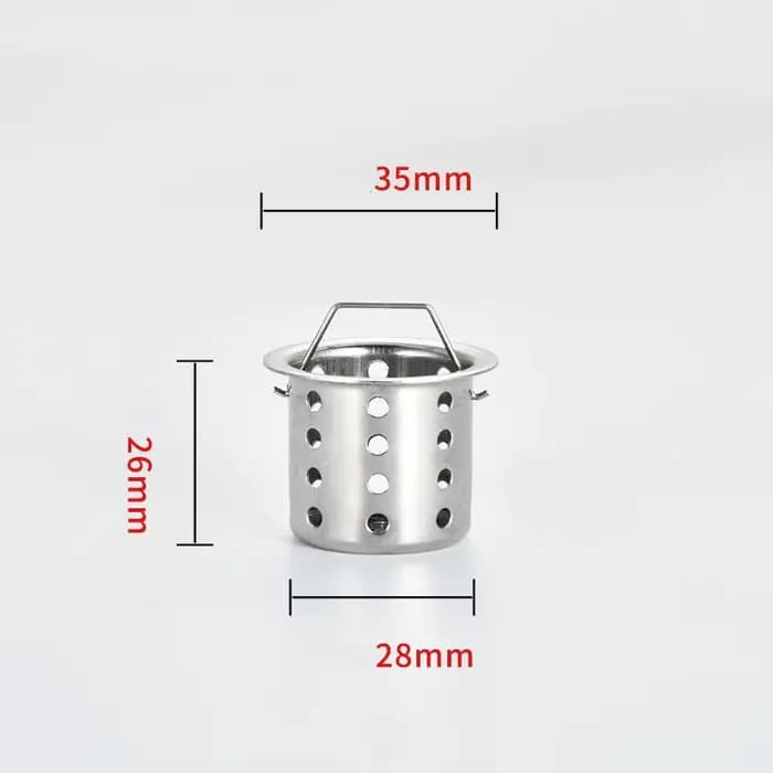 Filtre à eau en acier inoxydable, crépine précieuse, égout d'évier, écran de déchets, vidange de sol